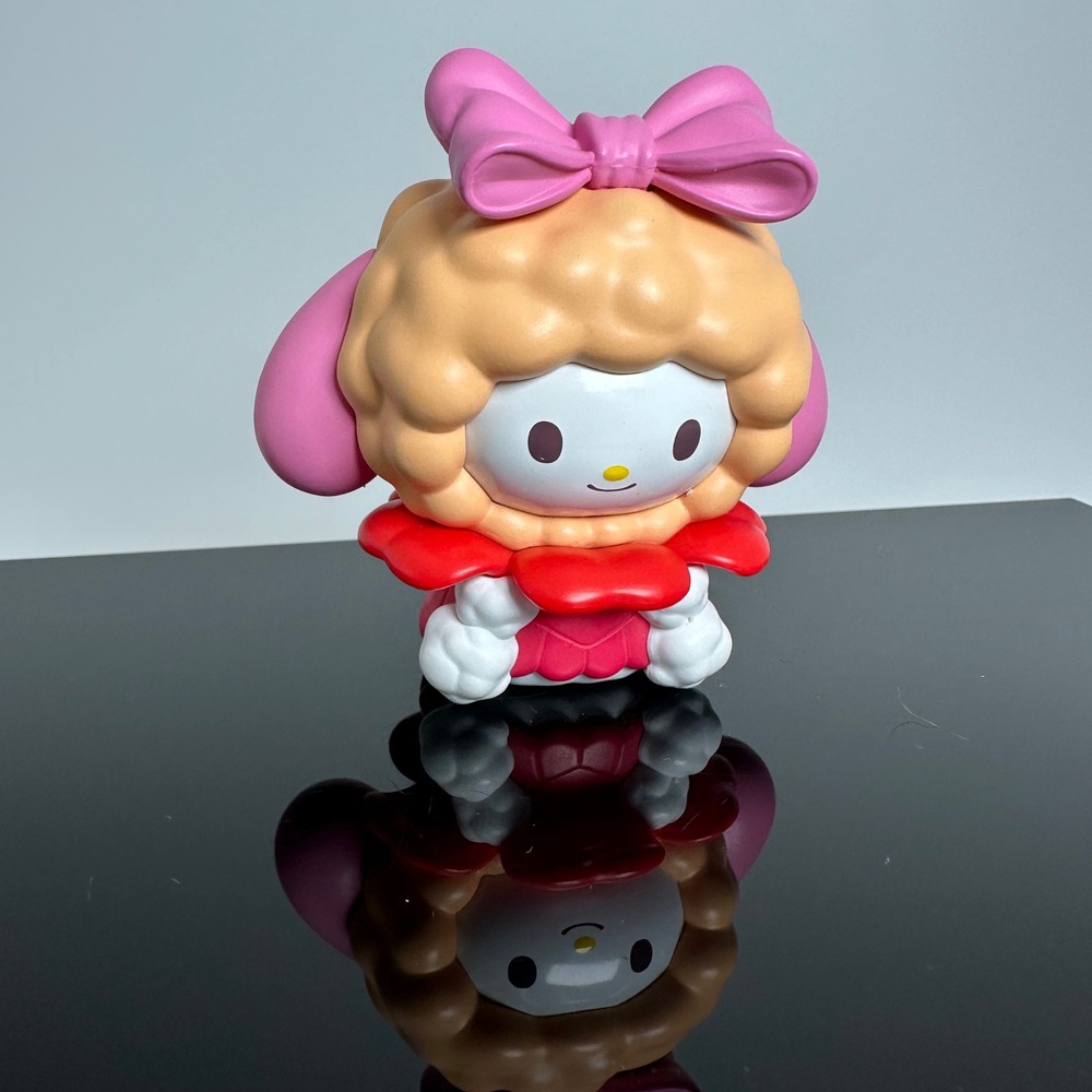 Sanrio My Melody 3" Figure Pink Sheep Costume Vinyl Toy Hello Kitty Kawaii